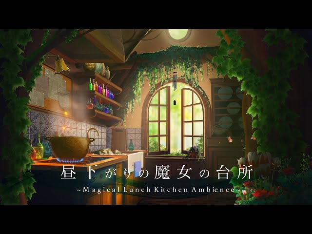 Potion shop cooking place ambience / 6 hours / for focus and relaxation