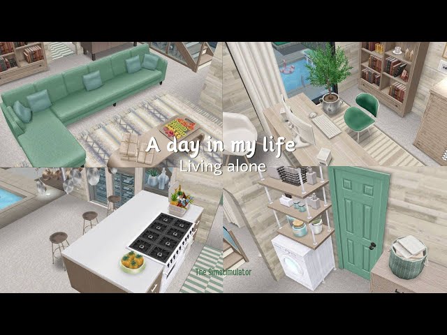 The Sims Freeplay | A day in my life | Living alone | The Simstimulator.