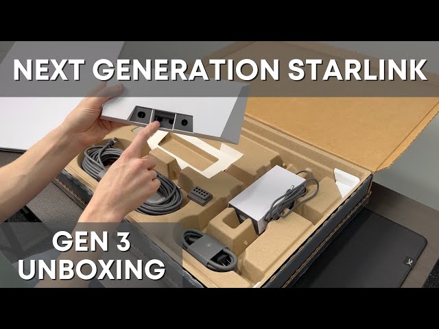 Next Generation Starlink - Unboxing the Gen 3 Standard Kit