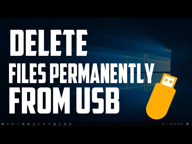 How To Delete Your Files Permanently From Your USB/PenDrive | So No One Can Ever Recover It
