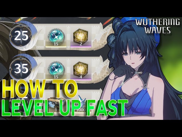 The FASTEST Way to Get Union XP | Wuthering Waves
