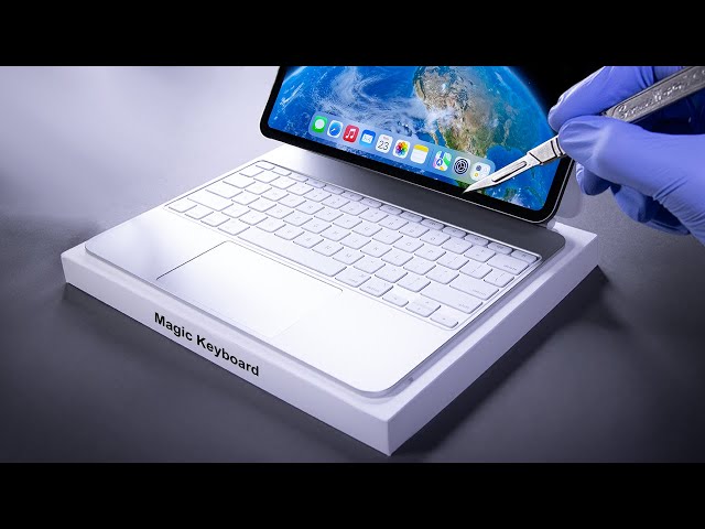 Magic Keyboard for iPad Pro M4 2024 Unboxing - ASMR