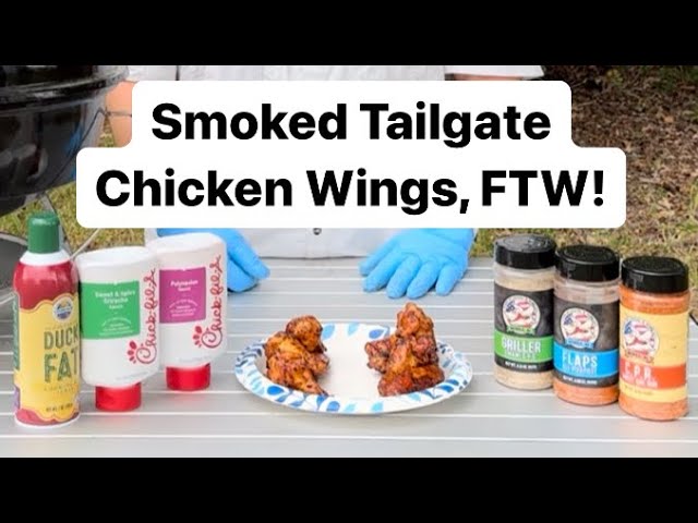 Smoked Tailgate Chicken Wings using Flaps 20 & Chick-fil-A Sauces!