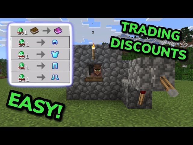 EASY 1.20 VILLAGER TRADING HALL TUTORIAL in Minecraft Bedrock (MCPE/Xbox/PS4/Nintendo Switch/PC)