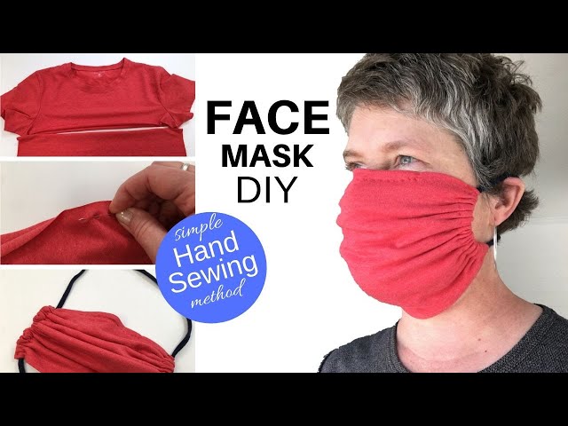 Face Mask DIY | Simple HAND SEWING Method