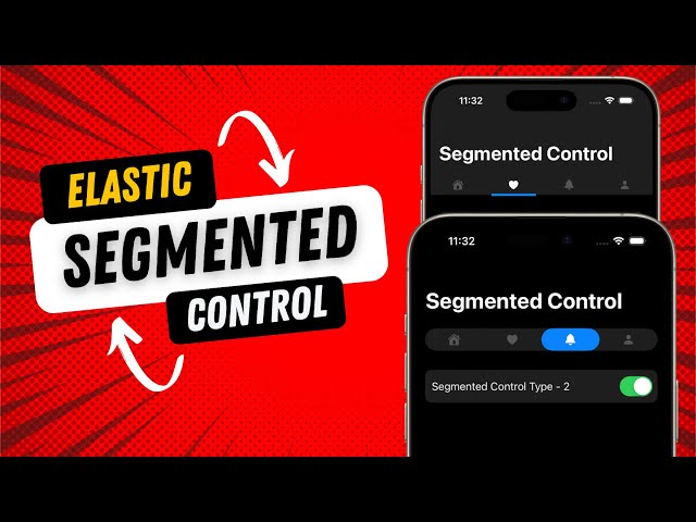 Elastic Custom Segmented Control - SwiftUI - Xcode 15