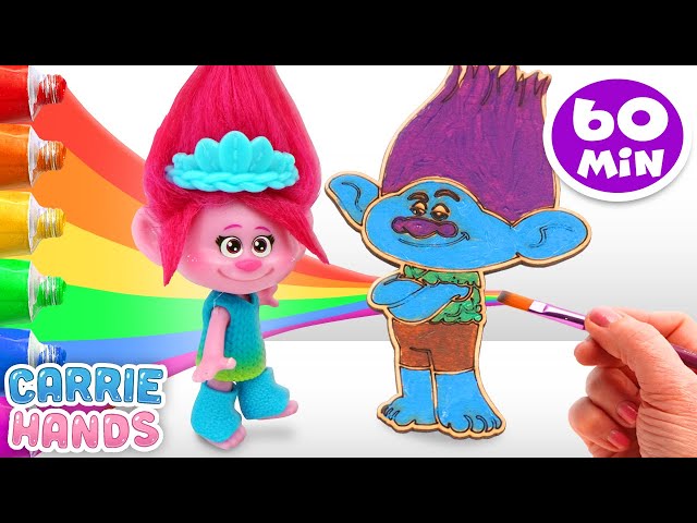 How To Draw & Fun Painting With Trolls Poppy & Branch, Encanto & Disney Princesses | Fun Compilation