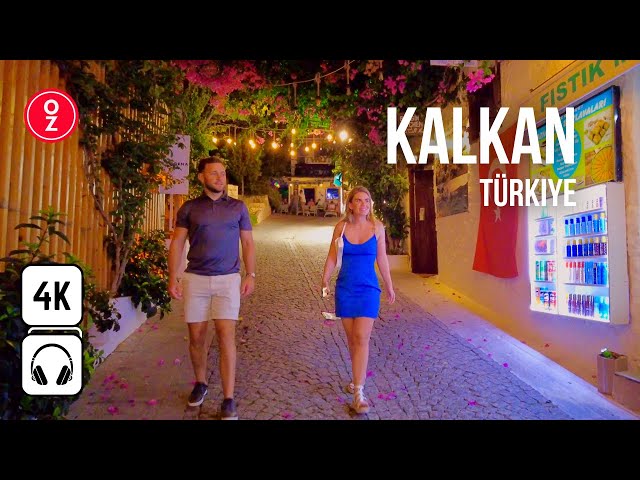 KALKAN - Türkiye 🇹🇷 4K Walking Tour | Kaş | Mediterranean Sea