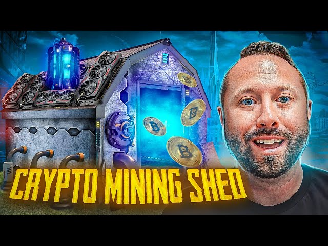 Building a Crypto Mining Shed | Gutter this Old Shed for Mining!