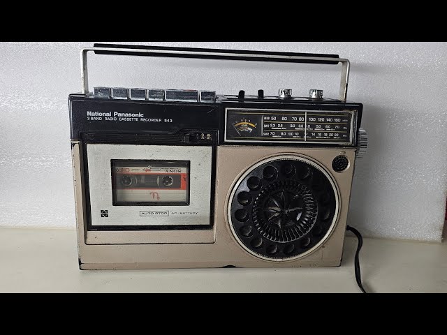 #nationalpanasonic 543 ## 3band radio cassette recorder made in Japan [+919023321435] price 4000-/+