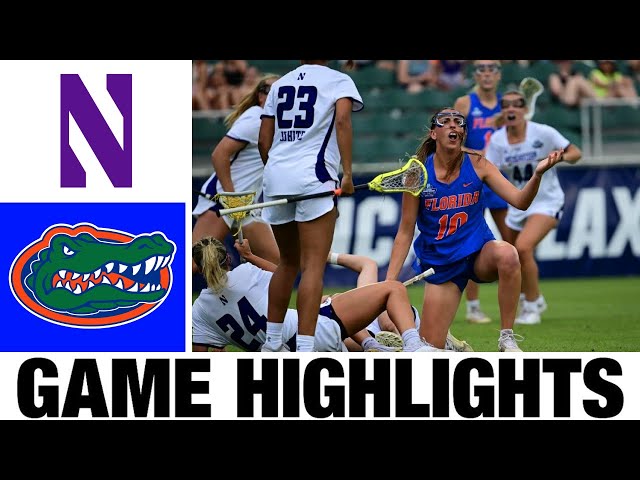 #1 Northwestern vs Florida Highlights | 2024 NCAA Women's Lacrosse Championships - Semifinal