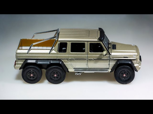 Review Mercedes-Benz G 63 AMG 6x6 by Welly 1:24