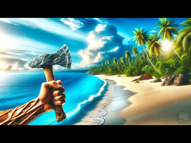 Day 1 In This Stunning Island Survival Game | Project Castaway
