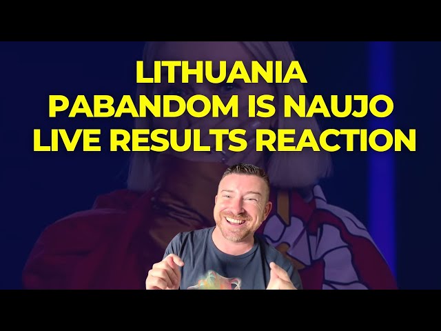 Lithuania:  Pabandom iš Naujo live results reaction - Monika Linkytė wins!