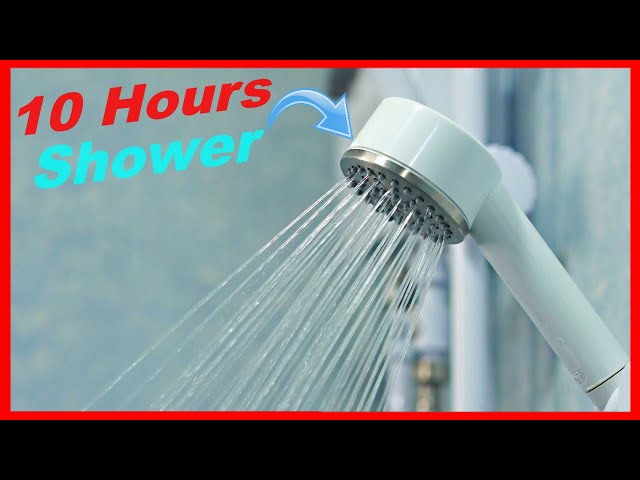 Sleep With White Noise Water Shower Sound, Relaxation, Insomnia, 10 HOURS