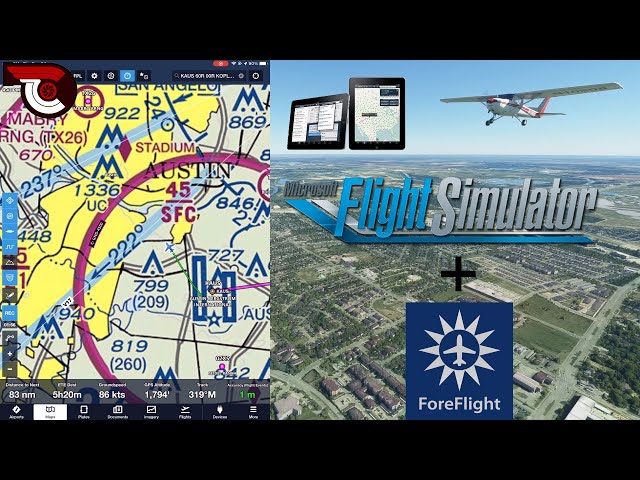 Foreflight Integration in Microsoft Flight Simulator