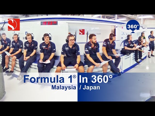 F1 in 360° - Malaysia / Japan - Sauber F1 Team