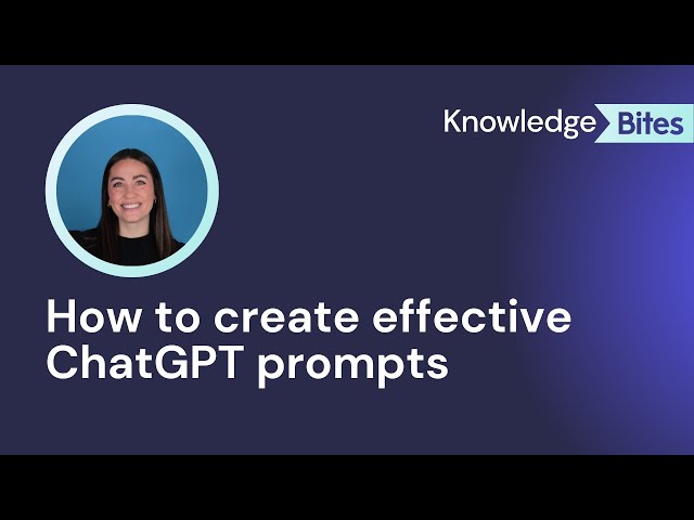 How to create effective prompts for ChatGPT