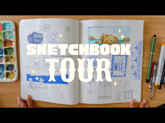 ✷ i FINALLY finished a sketchbook!! ✷