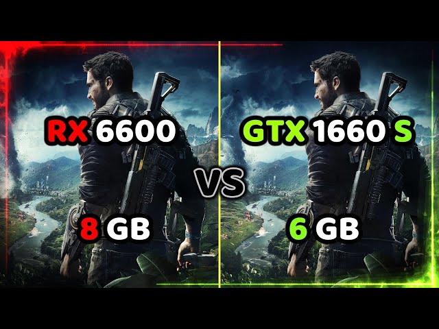 RX 6600 vs GTX 1660 Super - Test in Top 10 Games - 2023