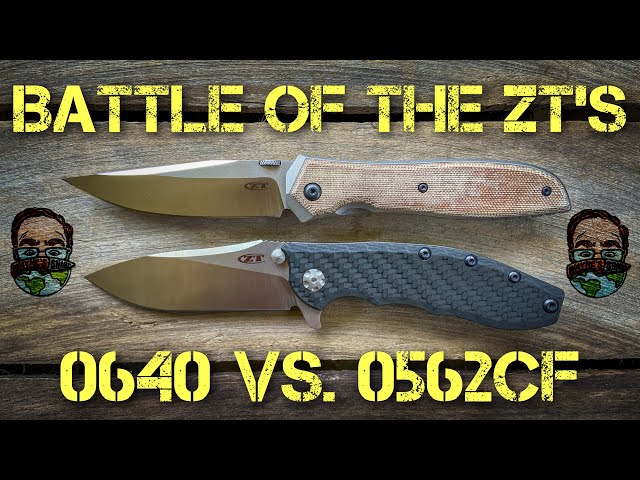 Battle of the ZT’s: 0640 vs. 0562CF - Two of the all-time best Zero Tolerance knives square off!!