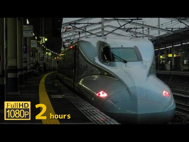 Japanese Shinkansen train noise and window images