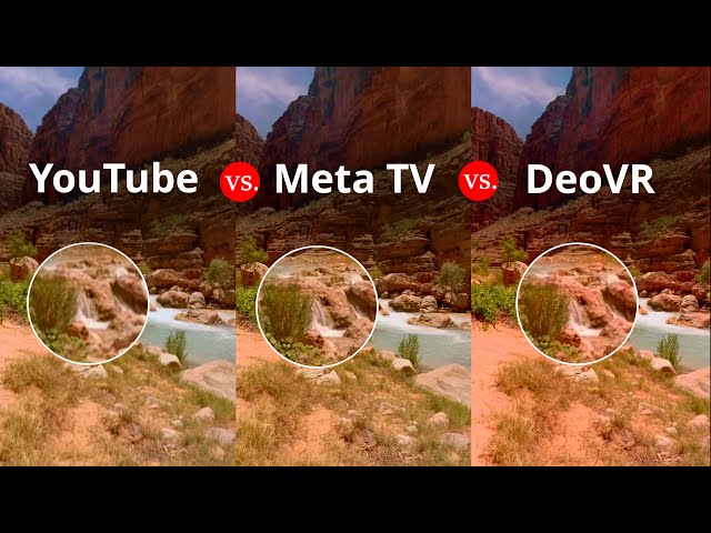 YouTube VR vs Meta Quest TV vs DeoVR