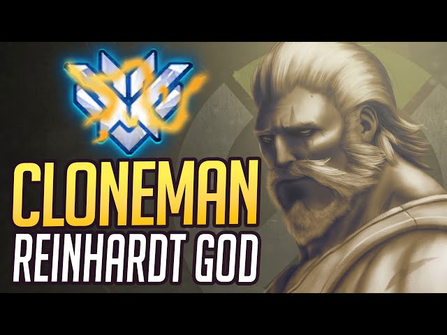 BEST OF "CLONEMAN16" - RANK 1 REINHARDT GOD (Overwatch Reinhardt Montage & Esports Facts)