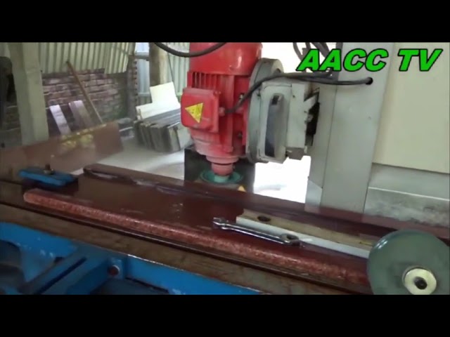 Real demo of a small marble cutting factory
