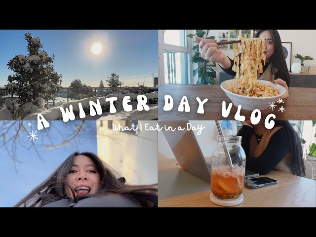 A Day in My Life | what I eat in a day, self care, winter walks, cook with me  ep.9