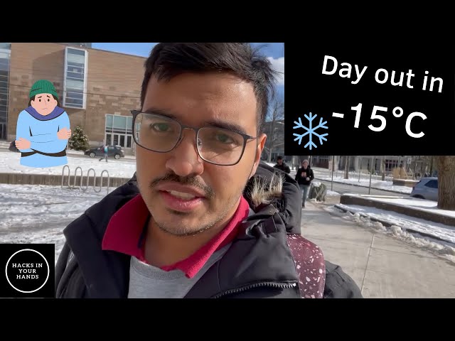 Winters in Canada | Dalhousie University - Tunnel Vlog