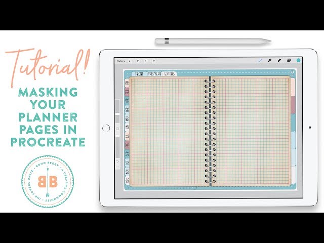 Masking Your Digital Planner Pages in Procreate