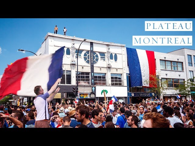 How Montreal Reacted to France Winning the World Cup 2018 - Scenes from The Plateau