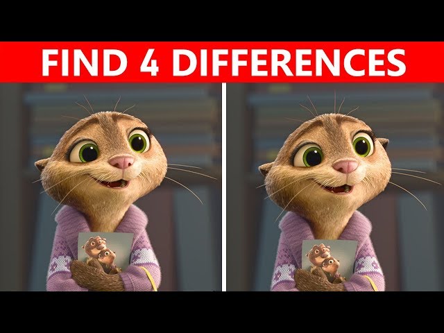Bet You Can't FIND THE DIFFERENCE! | 100% FAIL | ZOOTOPIA Movie Picture Puzzle