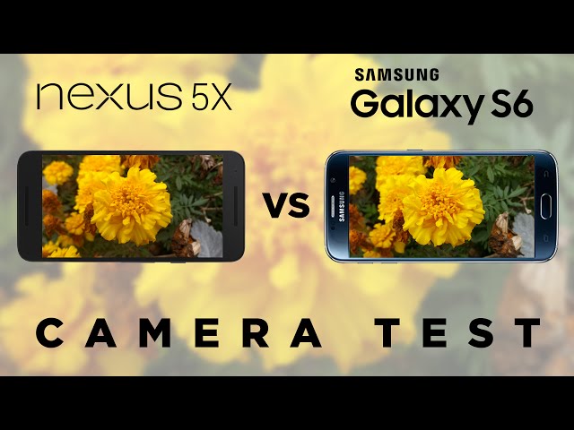 Nexus 5X vs Galaxy S6 Camera Test Comparison