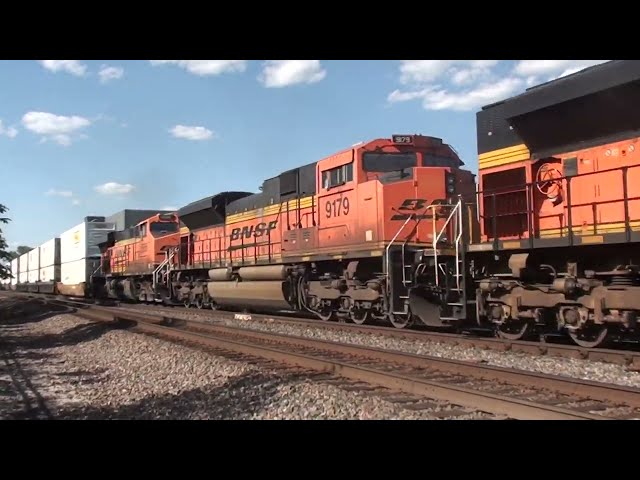 BNSF #8432 Leads WB Intermodal. Olathe, KS 5/11/24