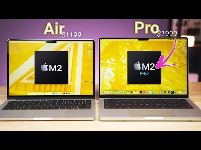 MacBook Air M2 vs MacBook Pro 14 M2 Pro - Which should you get?