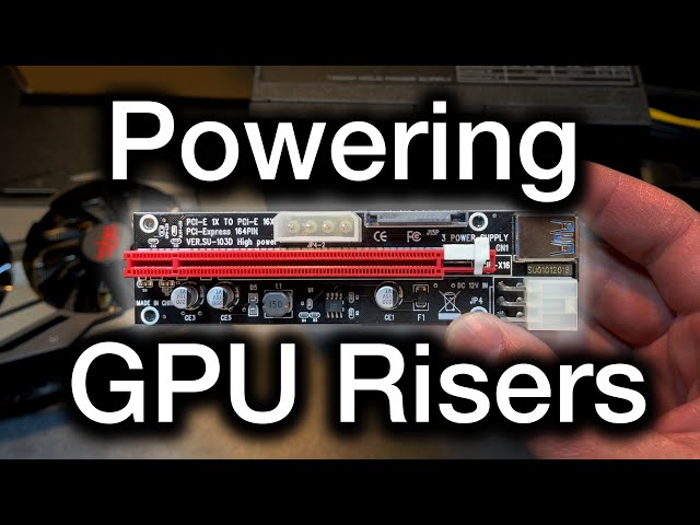Powering GPU Mining Risers Safely