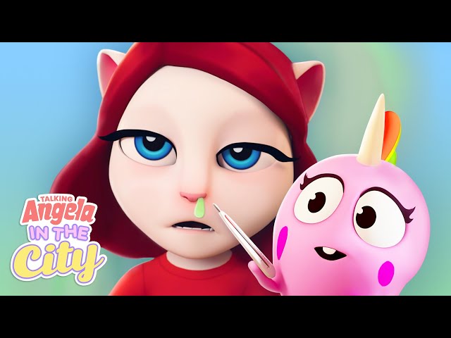 NEW EPISODE! Down With a Cold 🤧 Talking Angela: In The City (Episode 8)