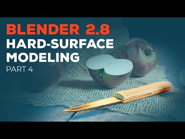 Blender 2.8 Beginner Tutorial - Part 4: Hard-Surface Modeling