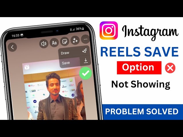 Instagram Reels Save In Gallery Option Not Showing | Instagram Me Story Save Ka Option Nahi Aa Raha