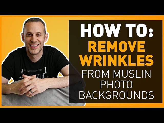 Photography Pro Tip: How to Easily Remove Wrinkles from Muslin Backdrops in your Photography Studio