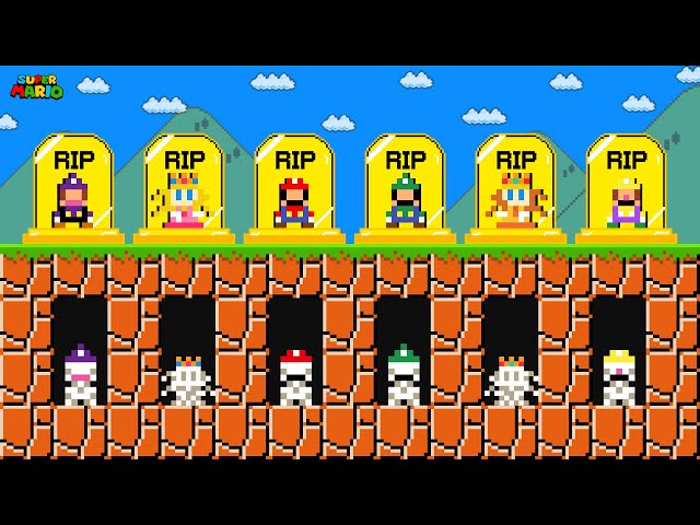 Mario R.I.P All Tiny Mario,Luigi and Peach...Don't Leave Me Alone? | Game Animation