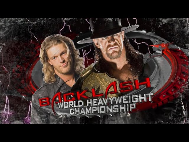 Story of The Undertaker vs. Edge | Backlash 2008