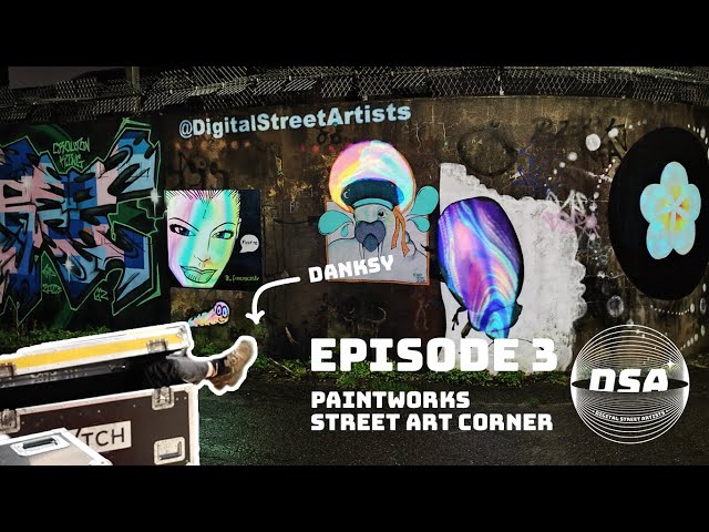 PYTCH & Digital Street Artists take on Paintworks Street Art Corner