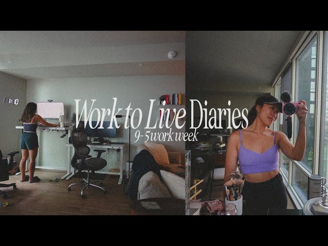 WORK TO LIVE DIARIES: How I get through a work week of my full time 9-5 corporate job at 26-yrs old