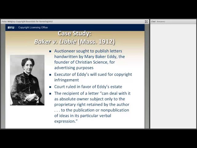 Copyright Essentials for Genealogists - Peter Midgley