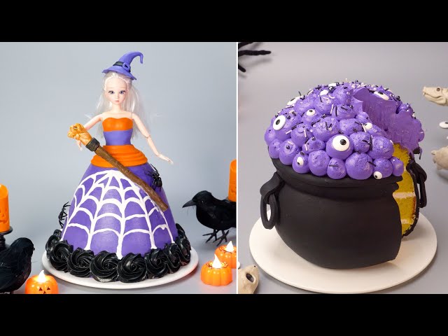 10+ Amazing Cake Decorating Hacks For Halloween | So Yummy Cake Recipes