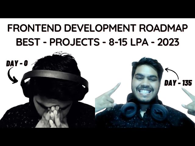 Frontend developer roadmap | 2023 | Best Projects | Personal Experience | React | Javascript