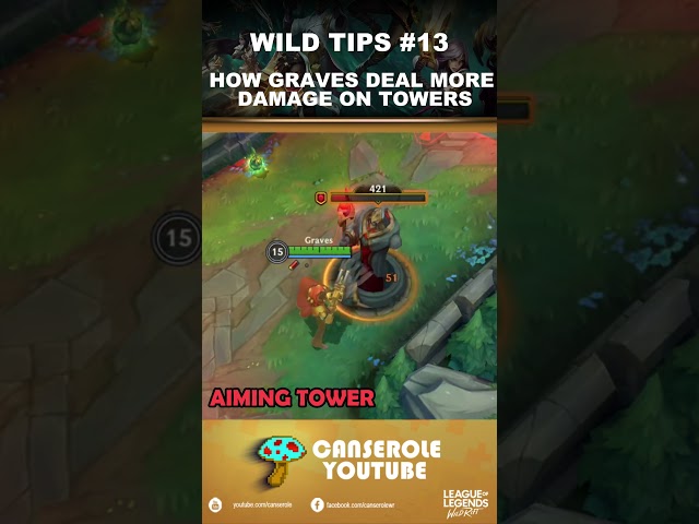 How Graves Dealing More Damage on Towers | Wild Tips #13